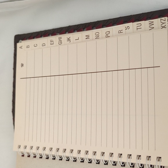 Leather Note And Address Book - Picture 5 of 6